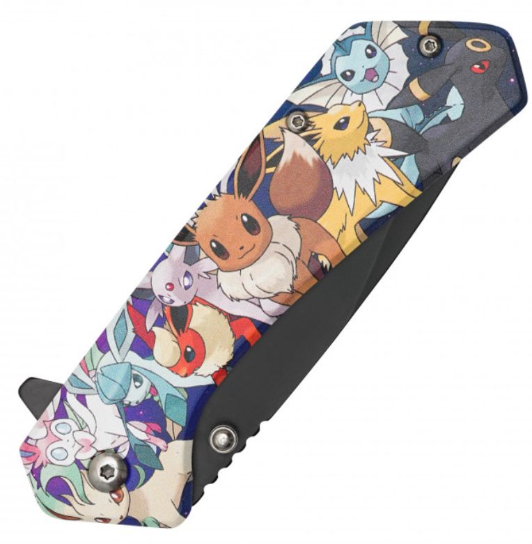 KNF: Pokemon Prnt HNDL BLK BLD 8"