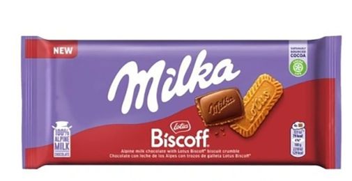 Milka Biscoff Chocolate bar
