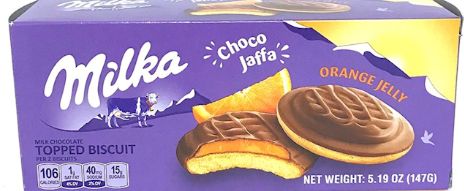 Milka Jaffa cakes bx Orange jelly