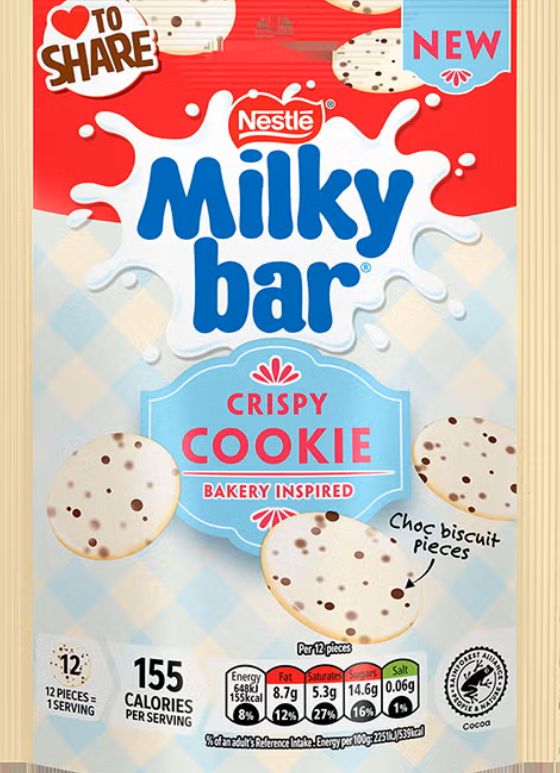 Milkybar Buttons Cookie crisp Pouch
