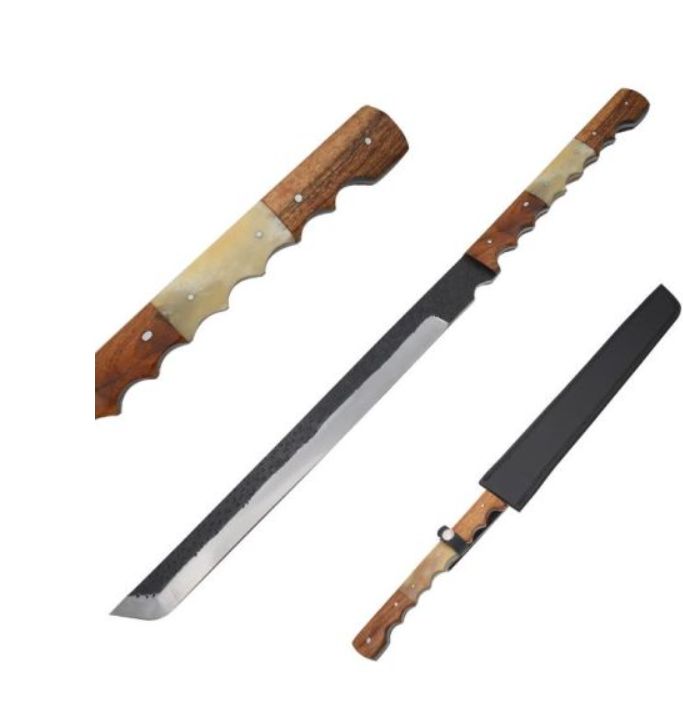 WT FT Hi Carb 2T Steel Tanto BLD WD&amp;BN HNDL