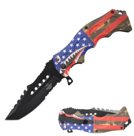KNF:BLK Revere tanto BLD FLG Shark PRNT HNDL