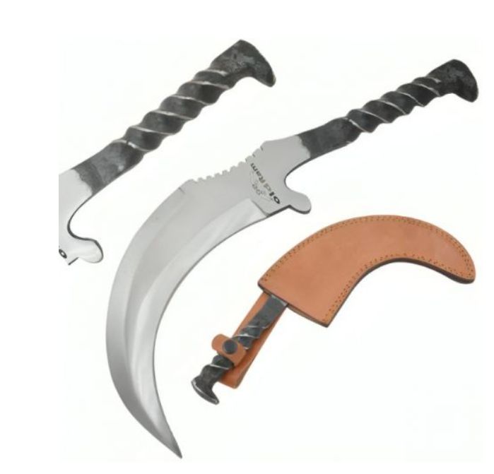 OR twisted  Railroad Spike HNDl Hawkbill BLD 13"