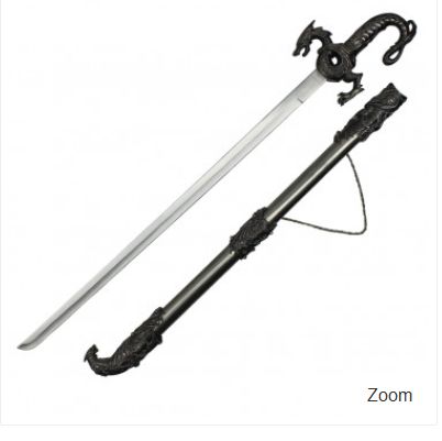 Sword: Dragon Metal HNDL  36"