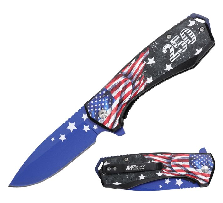 KNF: DRP PT BLD USA Flag 250 HNDL