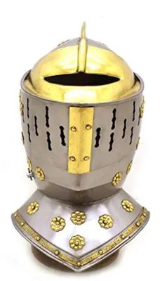 Helmet: Golden Knight Steel Gold detailing /SLVR