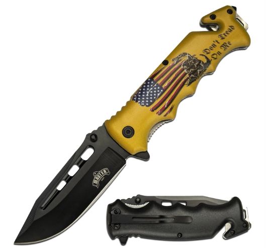 KNF: Don't Tread On ME /Flag HNDL BLK BLD