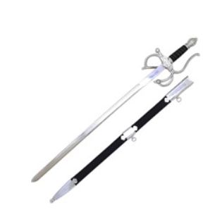 Rapier: EL CID LTHR Wrapped wire HNDL  38"