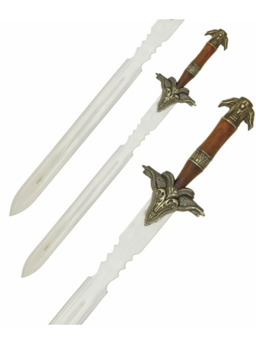 SWord: Ram HEad Sculpt guard Horned Pommel 38"