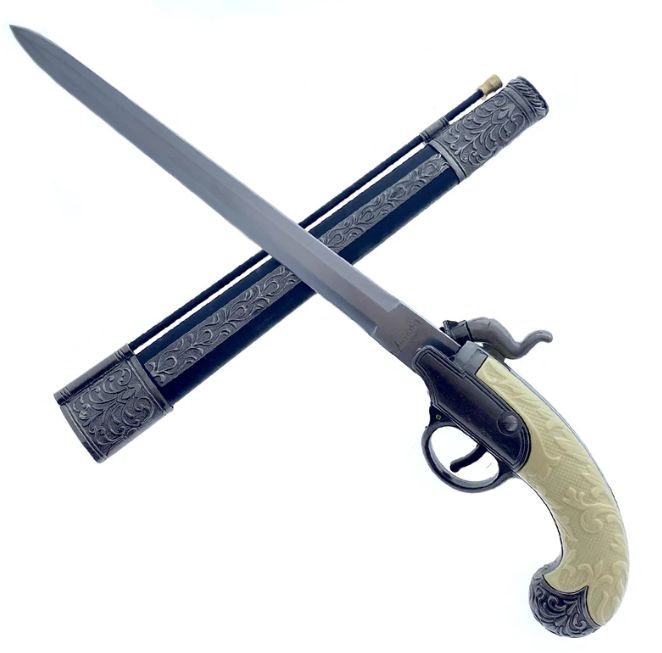 Gun Dagger with Holster 15.5"