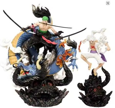 OP: Zoro Roronoa  VS Kaidou Figurines Statute