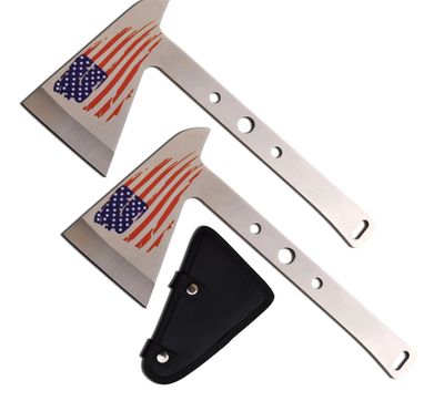 2 THRWR Axes: Flag PRNT BLDS 9.5"