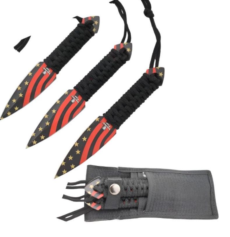 THRWR SE: Spear PT 3 PC 8" wrap Hndl RED