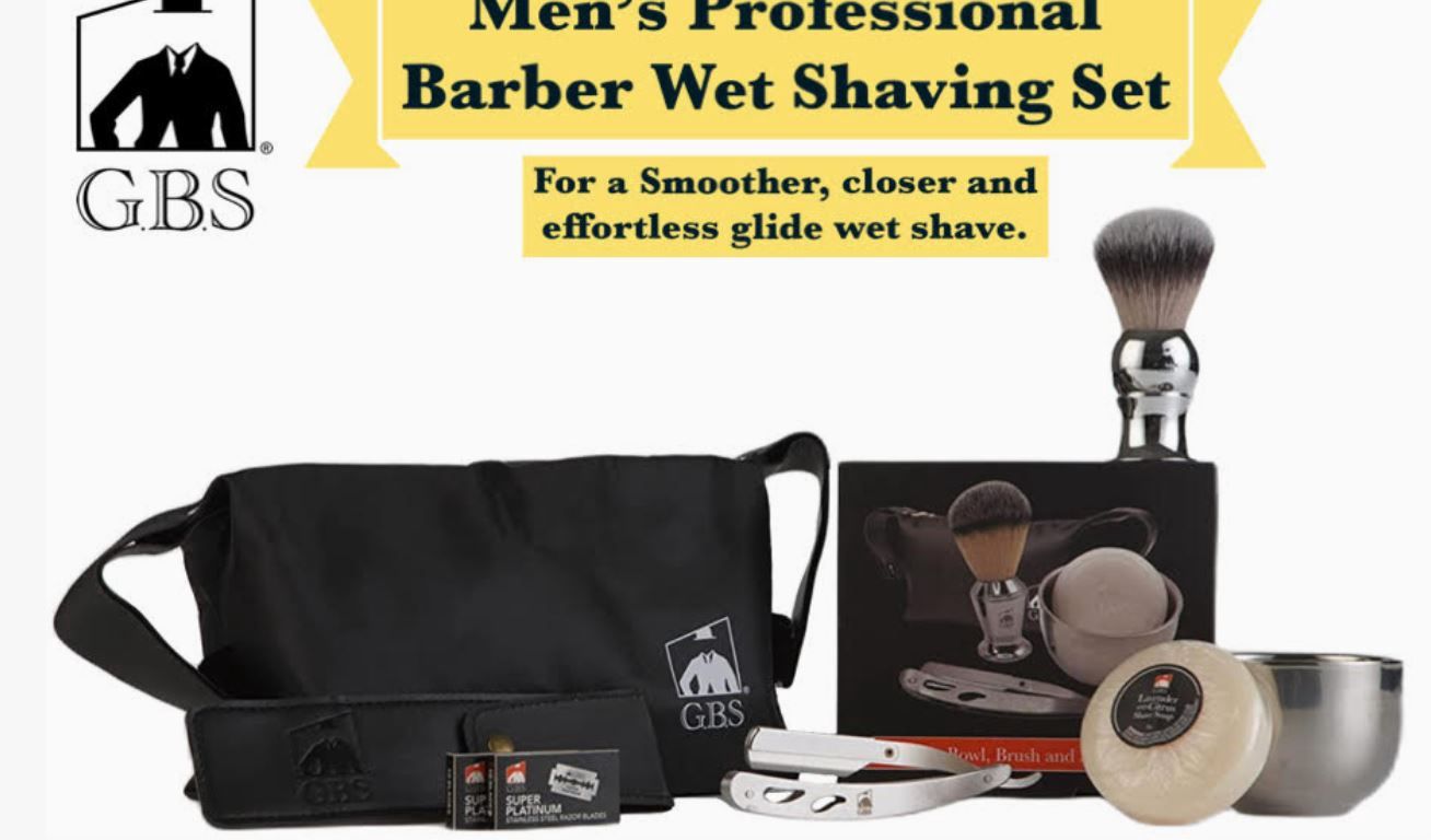 GBS Professi Barber Shaving KIT 7 PC