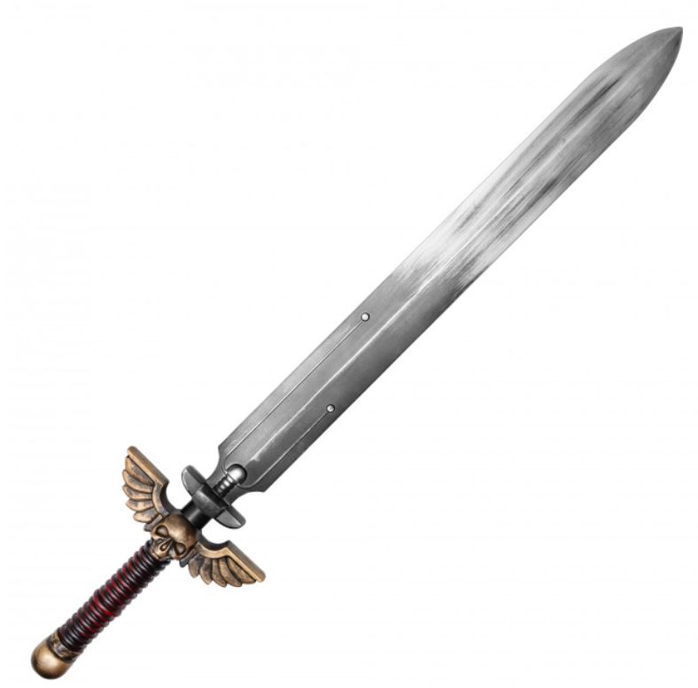 Foam Sword: 40" Skull HNDL w/Wing Guard