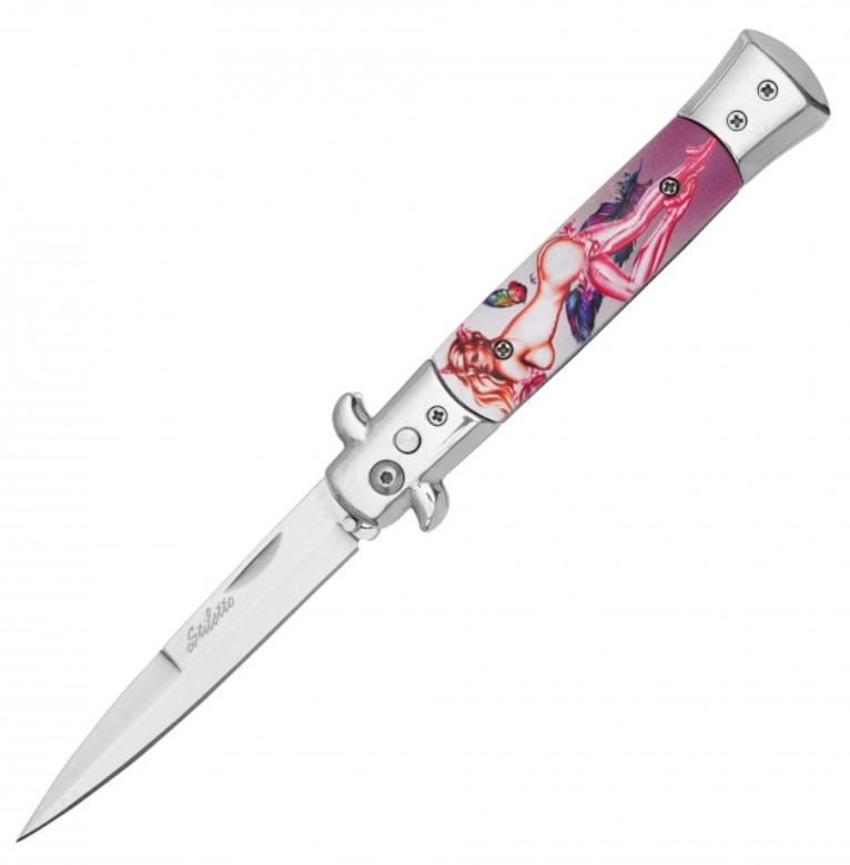 Stiletto Switchblade Button: Vixen Power HNDl