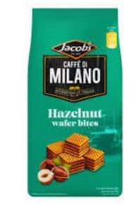 Jacobs hazelnut Wafer Bites Bag
