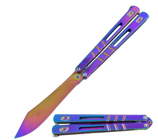 Butterfly KNF: RNBW Trainer HNDMD 9"