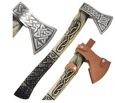 AXE: Celtic Knots on BLD&amp;HNDL 18"  FT HCS
