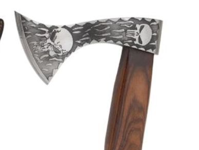 Viking AXE: DBL "Punisher" Etched HCS BLD 18"
