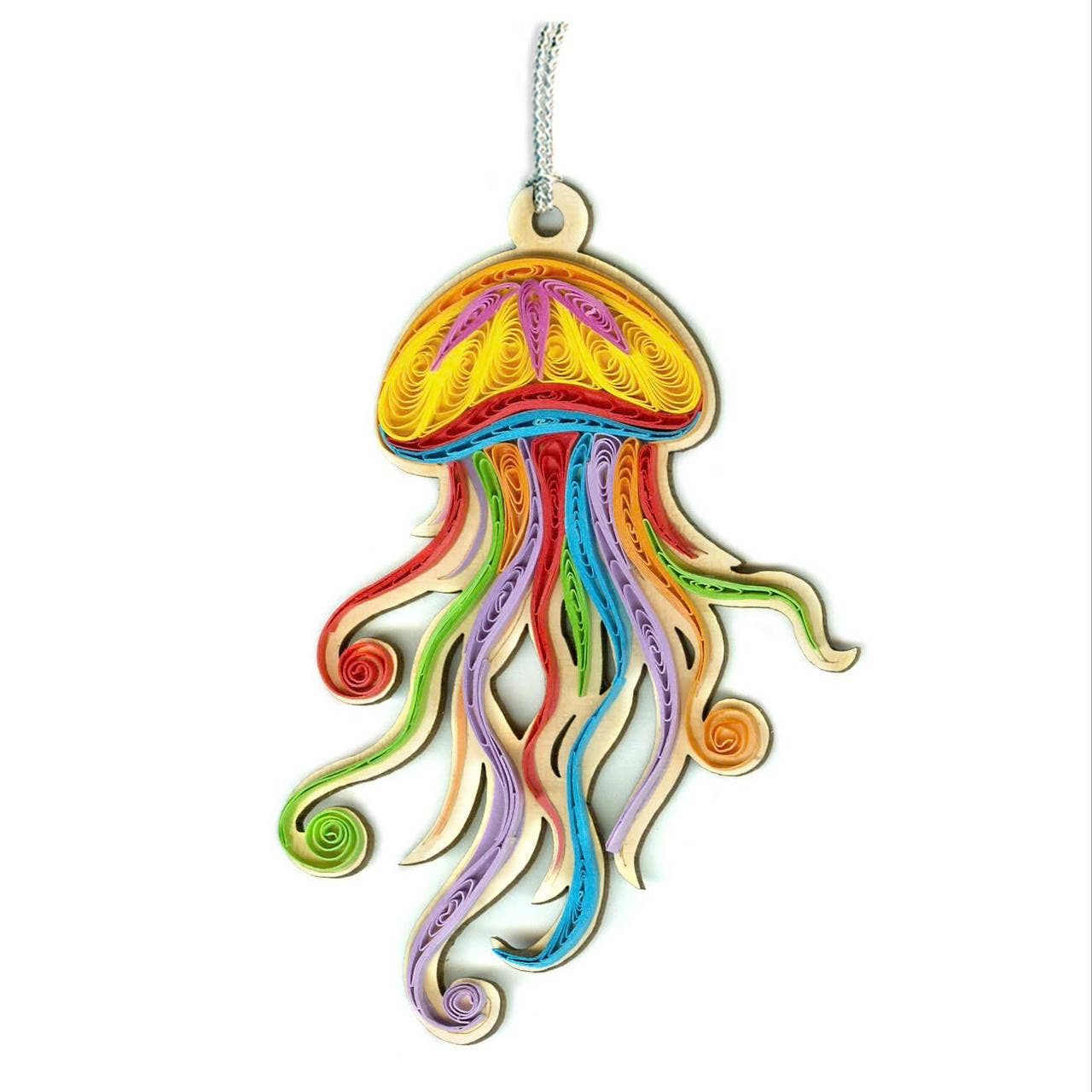 Quilling jellyfish Ornament