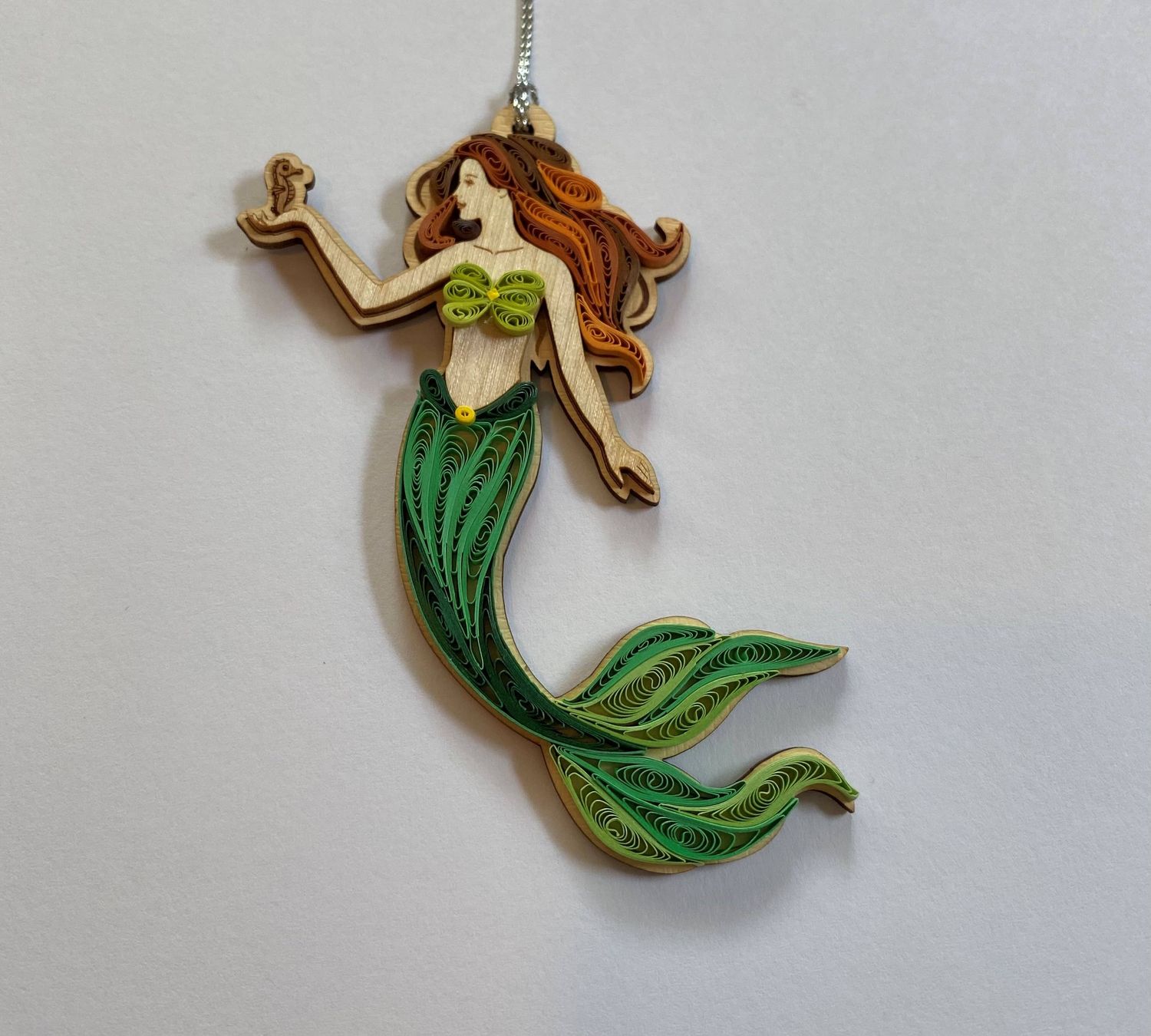 Quilling Mermaid Ornament