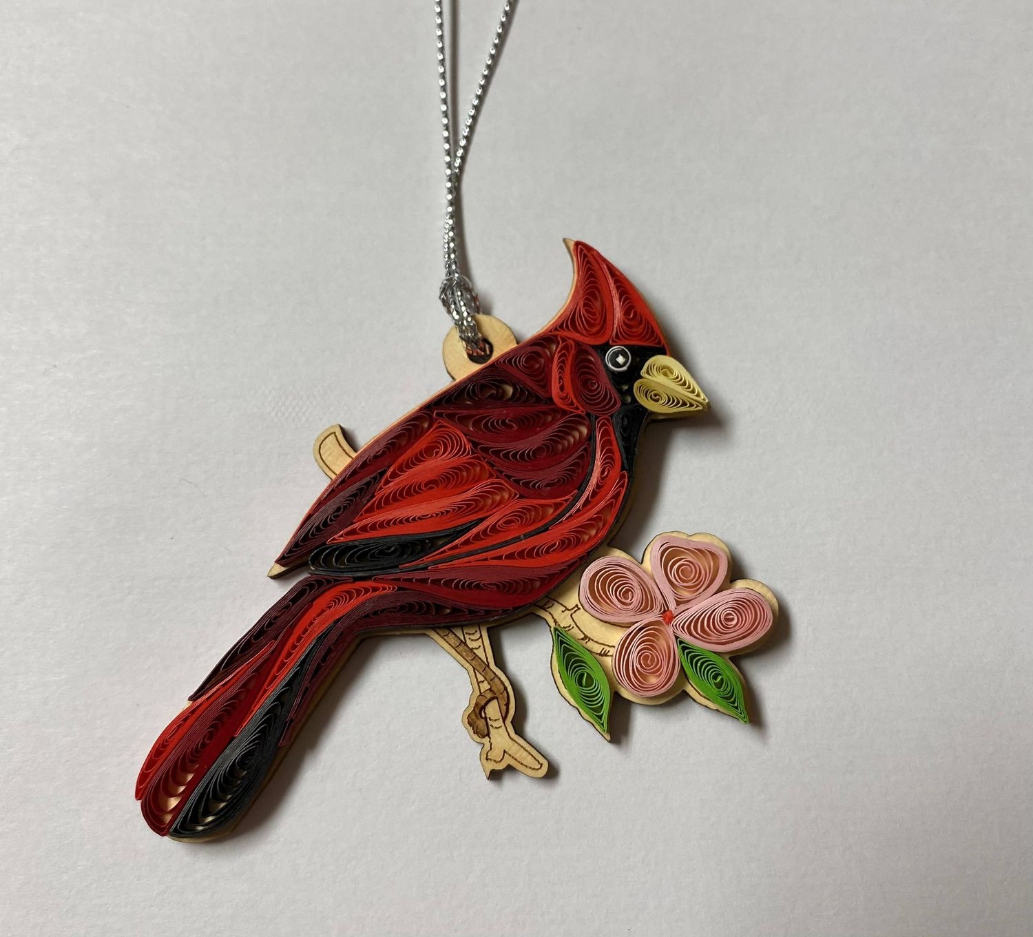 Quilling Cardinal Ornament