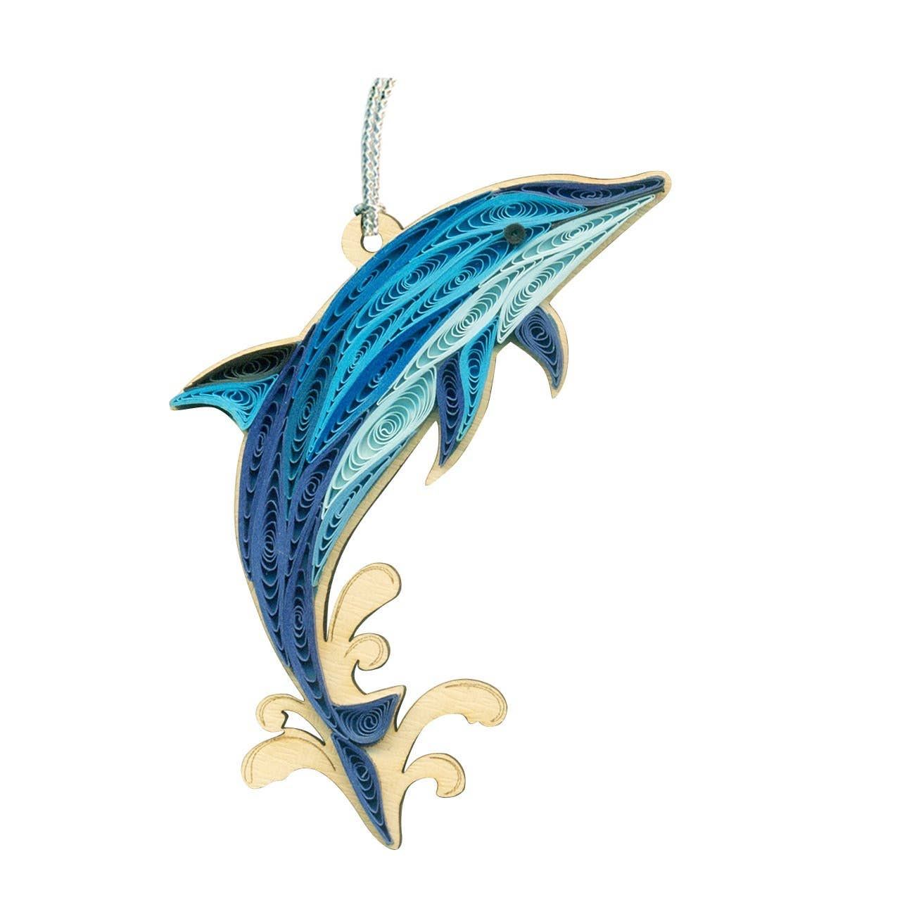 Quilling Dolphin Ornament