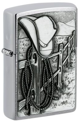 Zippo Cowboy Emblem Lighter