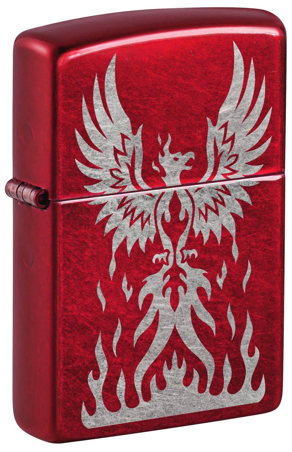 Zippo Phoenix Rising Candy Apple Red Lighter