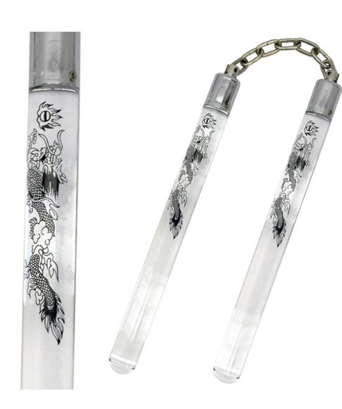 Acrylic Nunchaku ball bearing chain: DRAGON