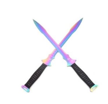 Snake Eye  2PC  Ninja swords:26" roman STY BLD