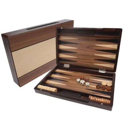 Backgammon Set - Walnut Wood 12 in.