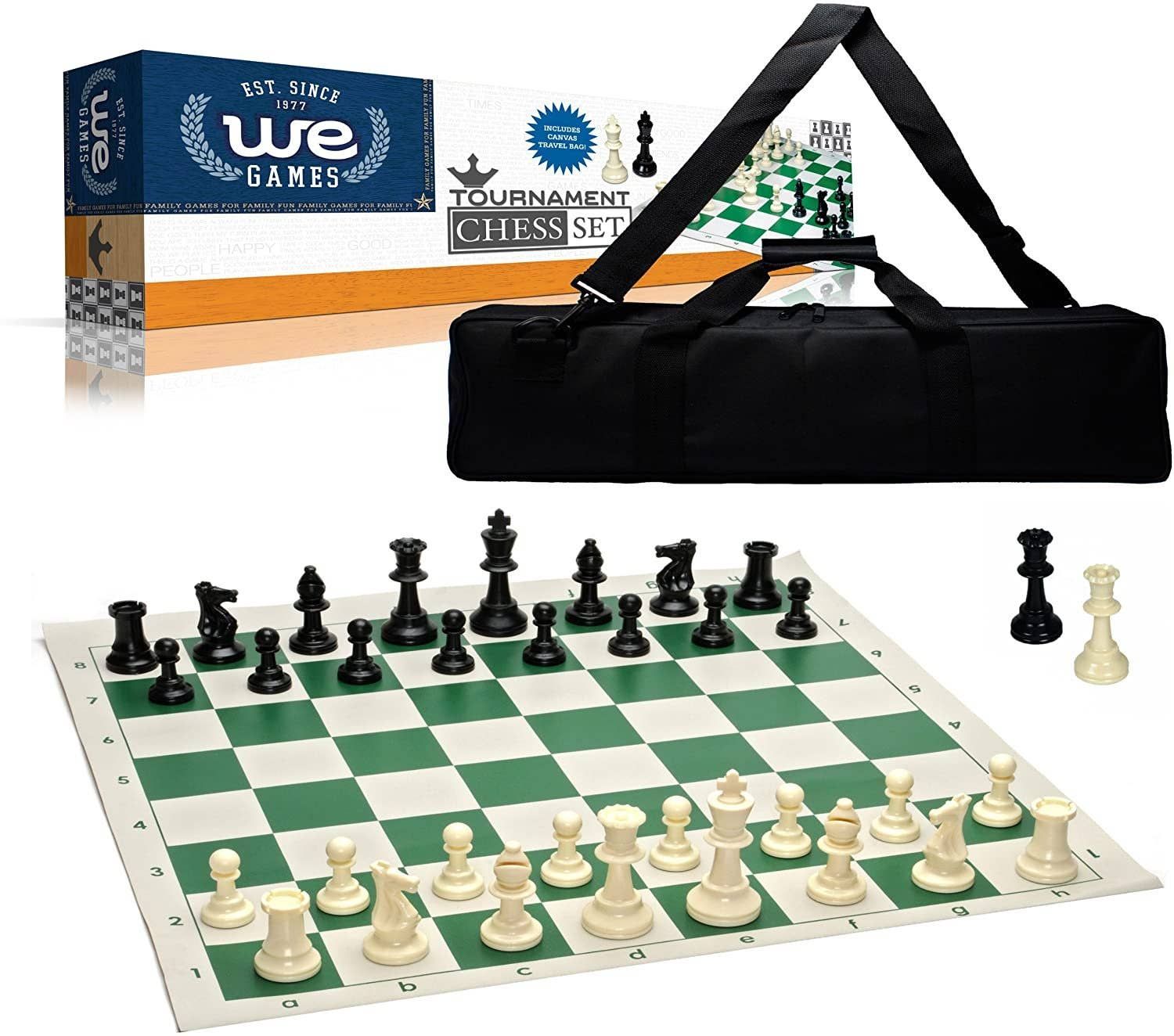 Weighted Tournament Chess Set, 3.75 in.