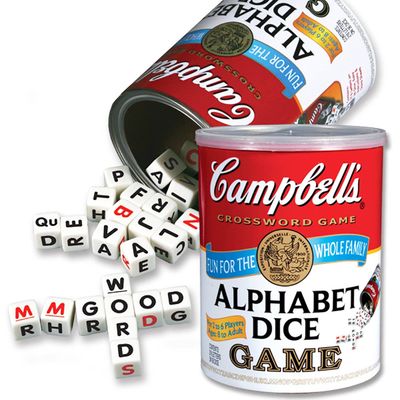 Campbell's Alphabet Dice Word Game