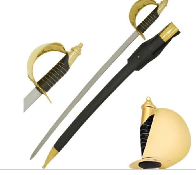 US  1860 Navy Cutlass Sword 33"
