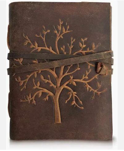 LTHR Journal: Tree of Life BRWN LTHR 7x5"