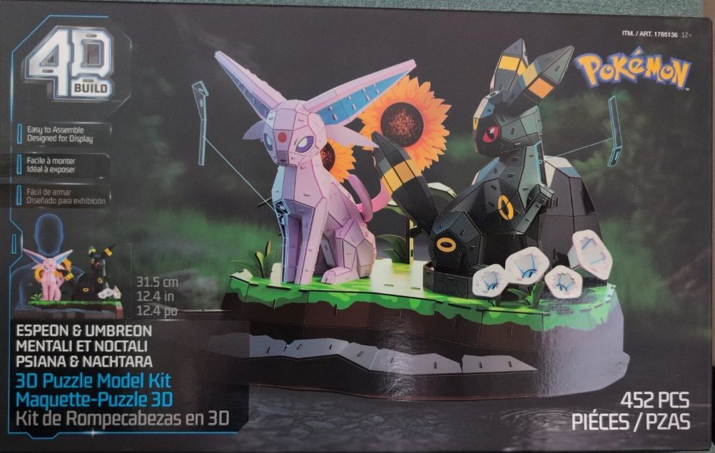 4D  Puzzle: Pokemon Espeon  425 pcs