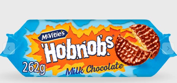McVities Hob Nob Milk Chocolate
