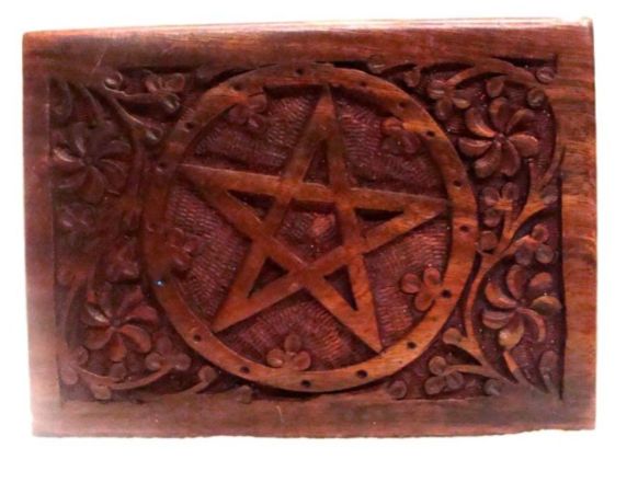 Wooden Box : Pentagram