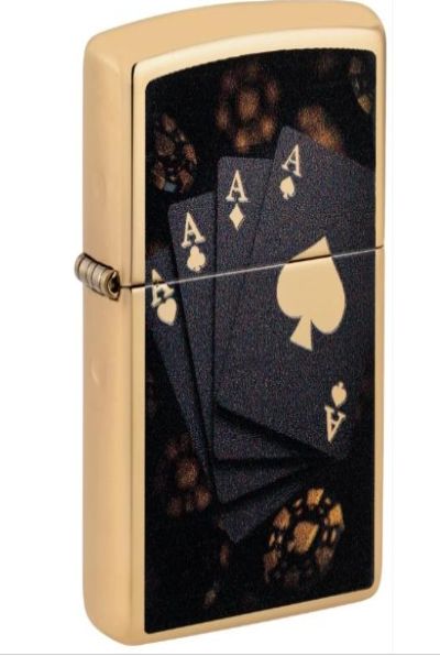 Zippo Lighter: Lucky Aces