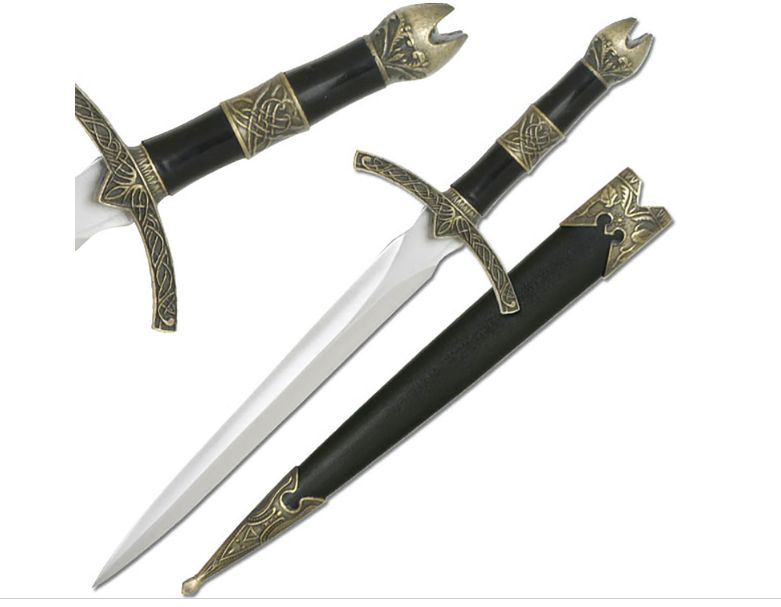 SHRT SWORD: Medieval HNDl 13"