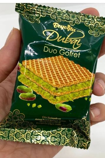 Dubai Duo Wafer Pistachio Cream bar