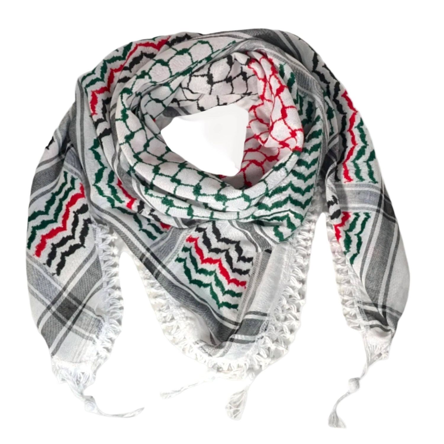 Nablus Palestine Flag Kufiya