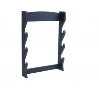 Sword Stand :3 PCS BLK Wood WALL