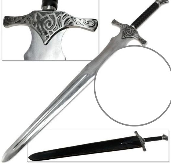 Skyrim Sword: One Handed Iron Greatsword