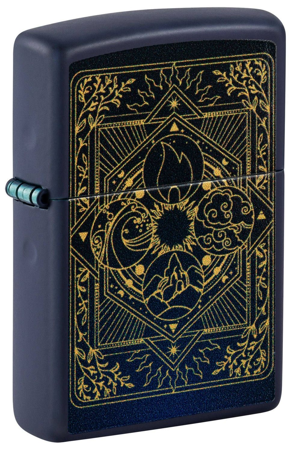 Zippo Elements Design Navy Matte