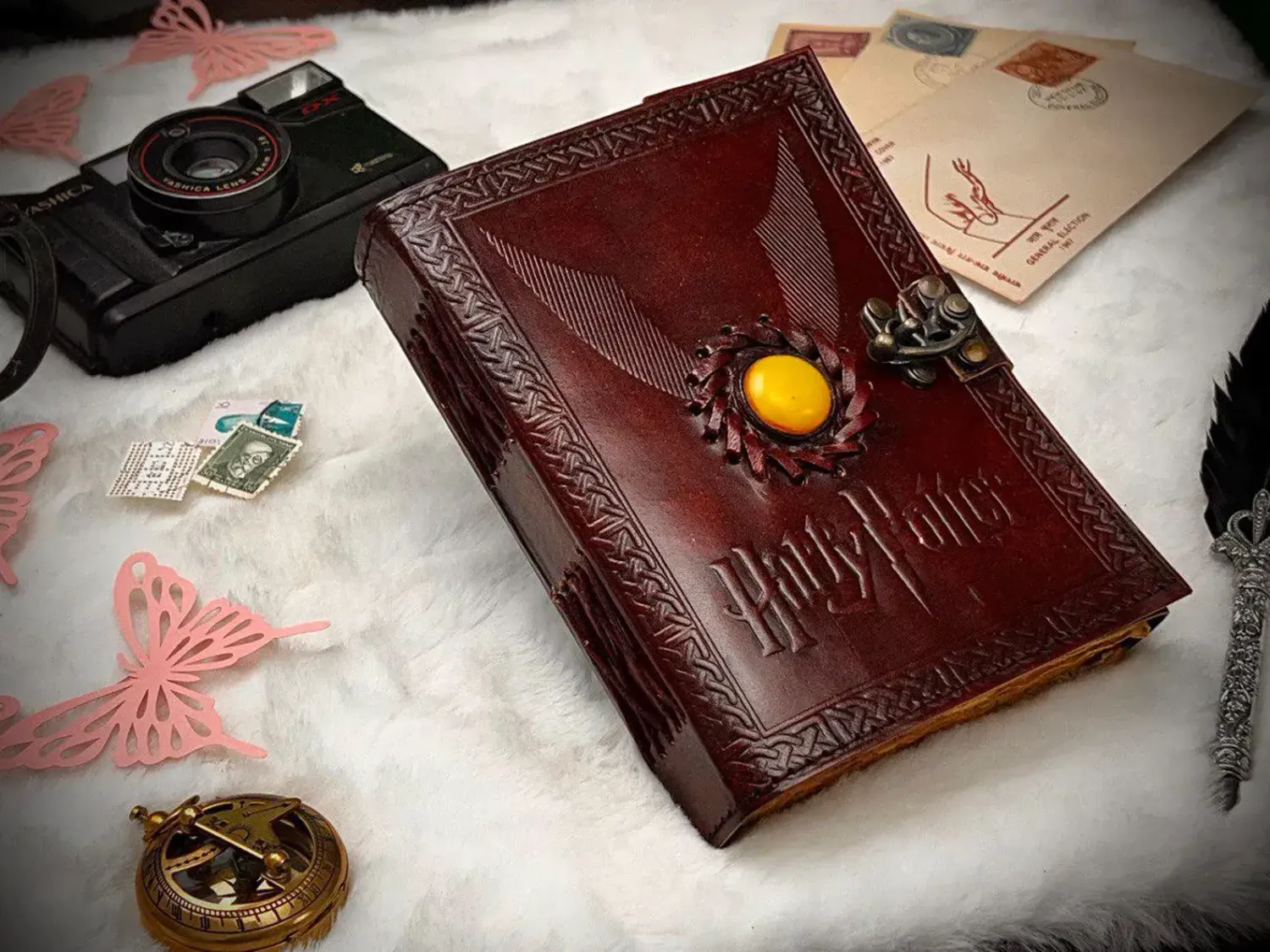 Leather Journal  Harry potter Embossed