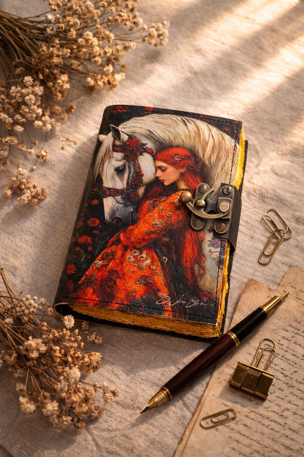 Leather Journal: Horse Girl