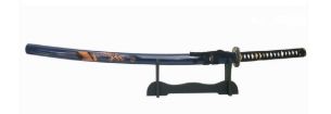 Katana: 39" BLU Etch Scabb Battle Ready